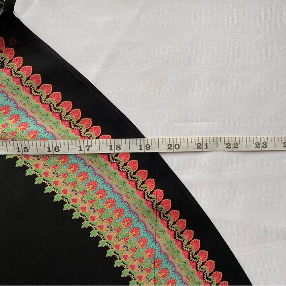 Vanessa Virginia x Anthropologie Black Estrella Silk Midi Dress Size Small - Picture 15 of 16